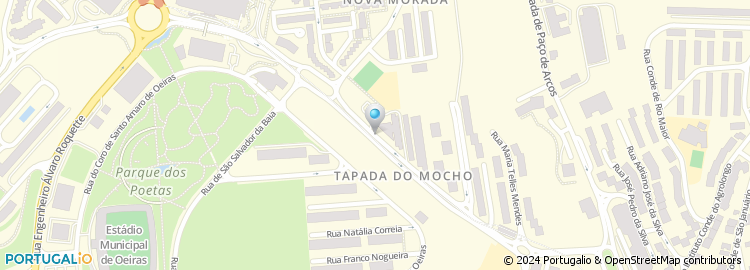 Mapa de Pizza Hut, Oeiras Parque