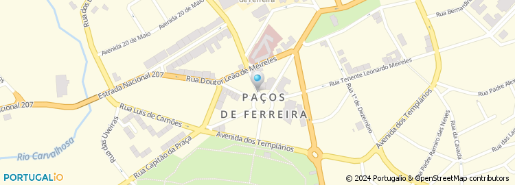 Mapa de Policlinica de Paços de Ferreira., Lda