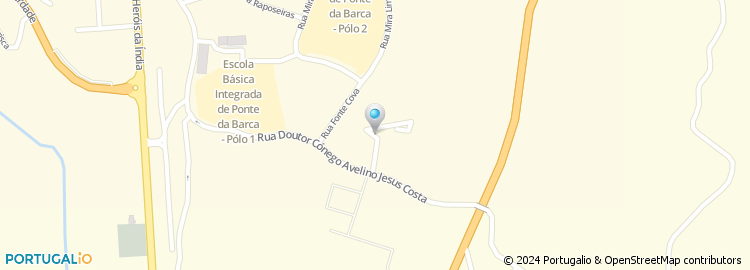 Mapa de Rua Manuel Cerveira Pereira