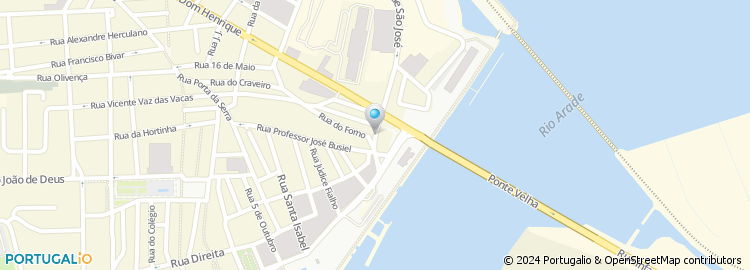 Mapa de Rua da Barca