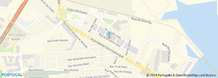 Mapa de Rua Dona Maria Luísa