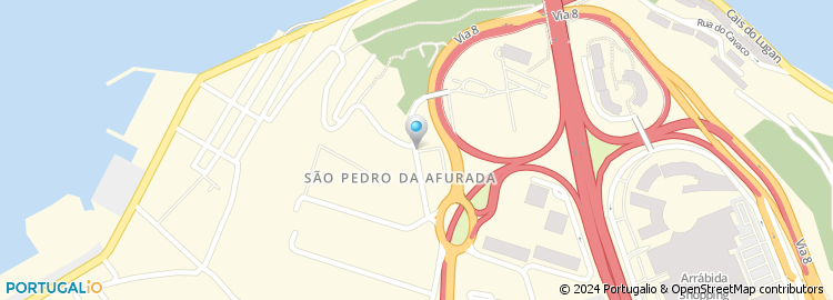 Mapa de Portis - Hoteis Portugueses, SA