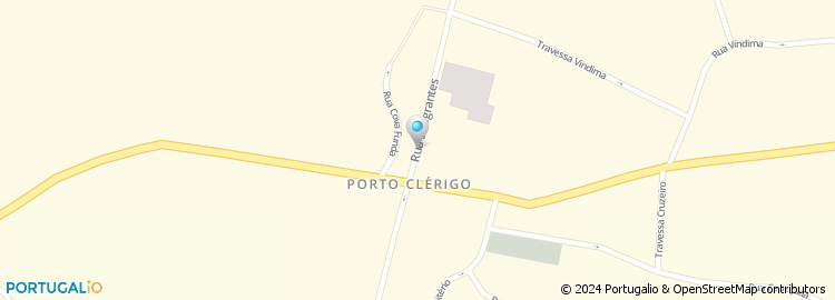 Mapa de Porto Clérigo-Design & Confecções, Lda