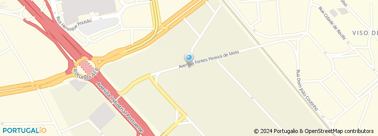 Mapa de Avenida Fontes Pereira de Melo