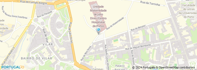 Mapa de Largo Maternidade Júlio Dinis