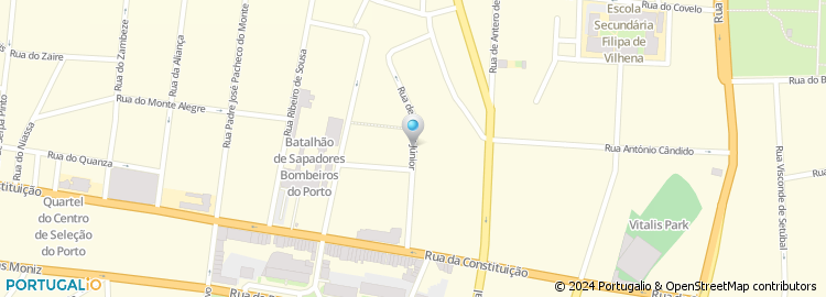 Mapa de Rua Cunha Júnior