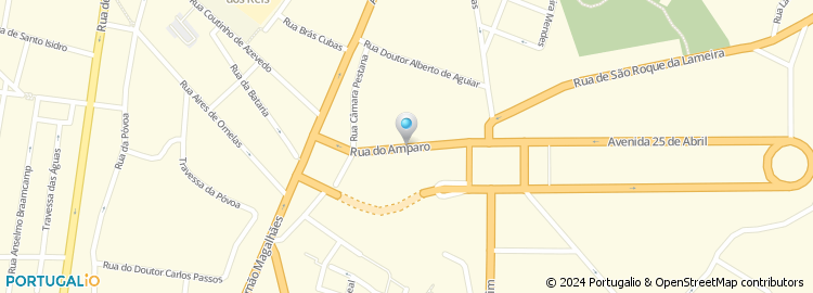 Mapa de Rua do Amparo