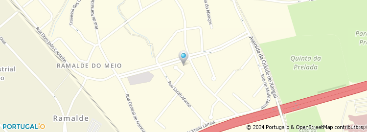 Mapa de Rua do Padre Diamantino Gomes