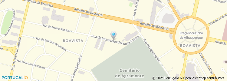 Mapa de Rua Monsenhor Fonseca Soares
