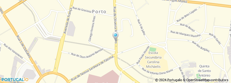 Mapa de Rua Oliveira Monteiro