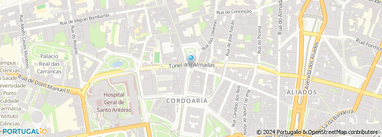 Mapa de Praça Carlos Alberto