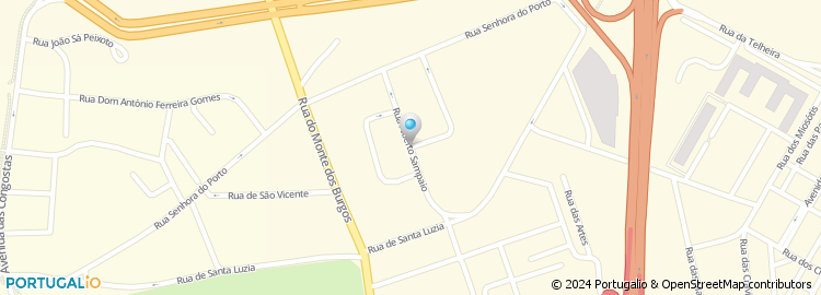 Mapa de Rua Alberto Sampaio