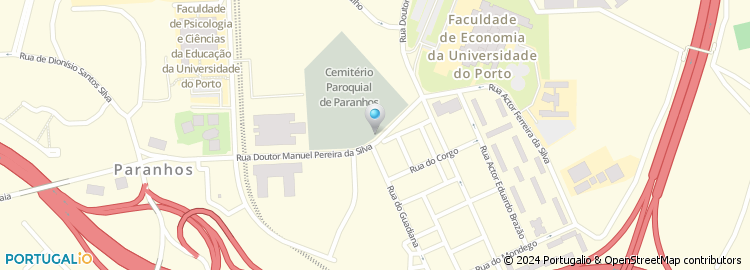 Mapa de Rua Doutor Manuel Pereira da Silva