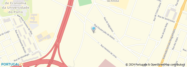 Mapa de Rua Honório de Lima