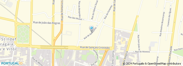 Mapa de Rua Raúl Dória