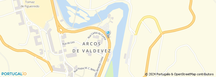 Mapa de Posto de Turismo Arcos de Valdevez