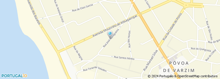 Mapa de Rua José Malgueira
