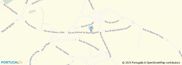 Mapa de Rua Manuel da Silva Nogueira