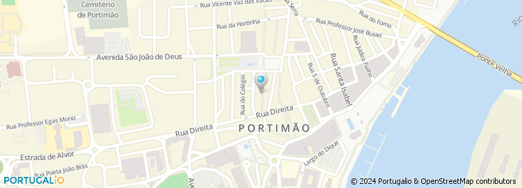 Mapa de Radio Taxis Arade de Portimão