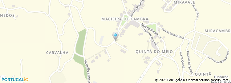 Mapa de Real Caima - Mediação Imobiliária, Lda
