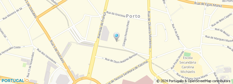 Mapa de Real Vida Seguros, Porto