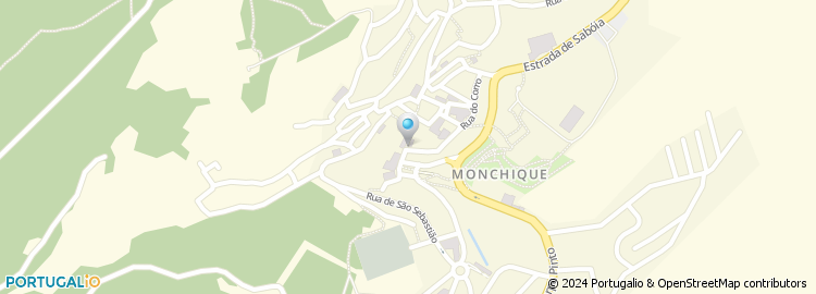 Mapa de Residencial Estrela de Monchique, Unip., Lda