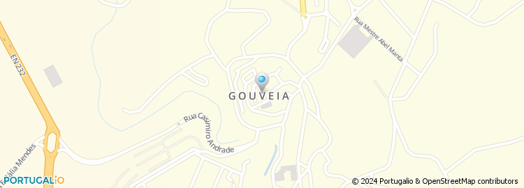 Mapa de Residencial Estudantes de Gouveia