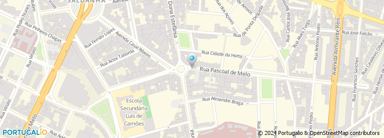 Mapa de Residencial Pascoal de Melo
