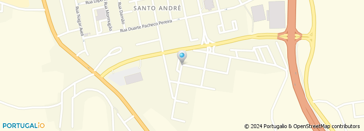 Mapa de Residencial Santo Andre