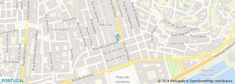 Mapa de Restaurante o Cadete - Castro & Compania, Lda