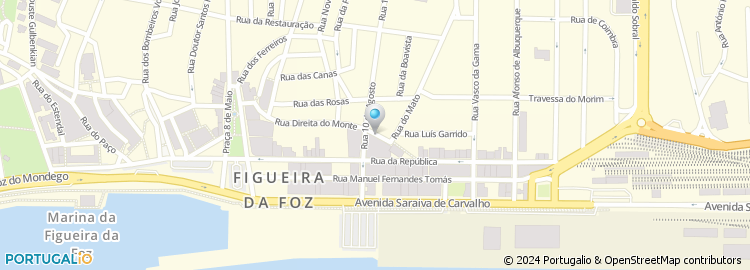 Mapa de Restaurante Ponte Velha