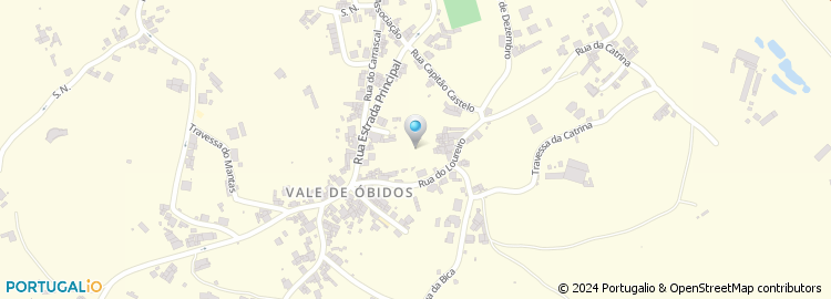 Mapa de Vale de Óbidos