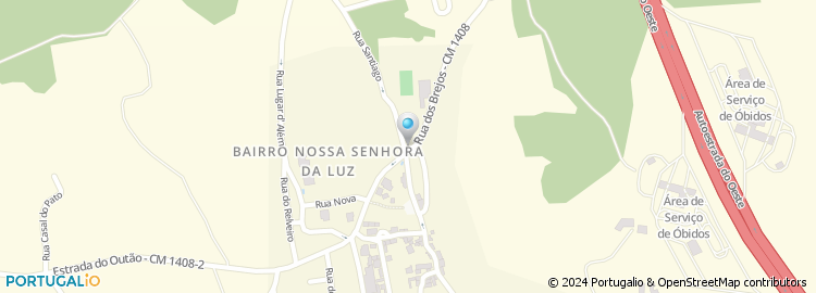 Mapa de Rogério Pinto Correia - Construções, Unipessoal Lda