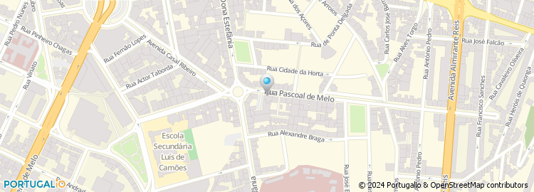 Mapa de Sacoor Brothers, Lisboa 1