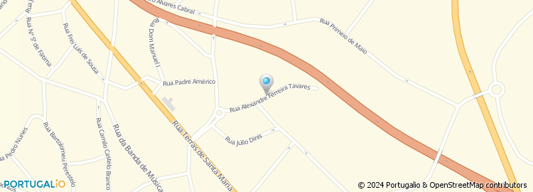 Mapa de Rua Alexandre Ferreira Tavares
