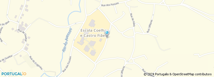 Mapa de Rua Coelho e Castro