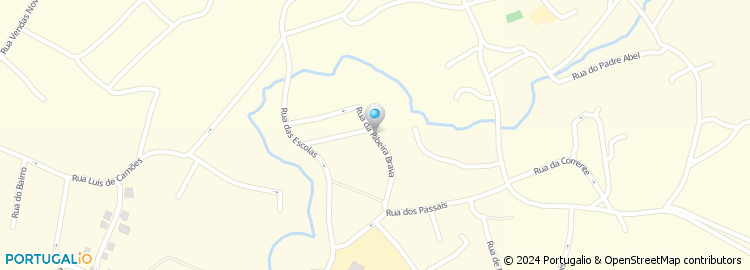 Mapa de Rua da Ribeira Brava