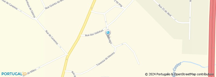 Mapa de Rua Roligo