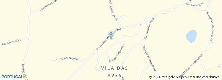 Mapa de Rua Almeida Garrett