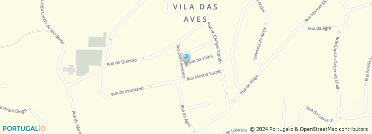 Mapa de Rua Dom Américo Bispo de Lamego