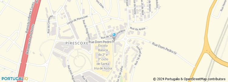 Mapa de Santos, Rebelo e Lopes - Actividades Hoteleiras, Lda