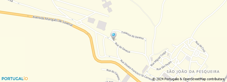 Mapa de Rua Doutor José Augusto Seabra