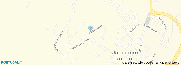 Mapa de Rua da Caravela