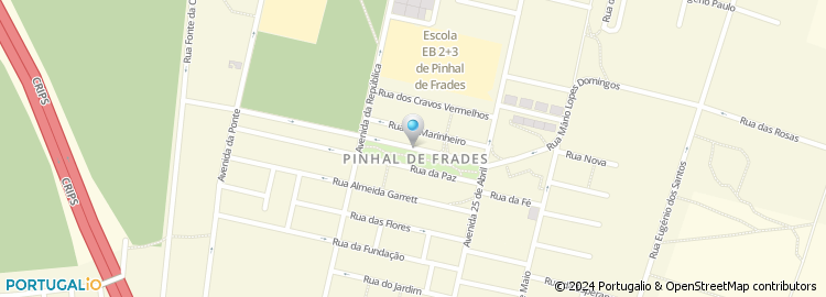 Mapa de Avenida Pinhal de Frades
