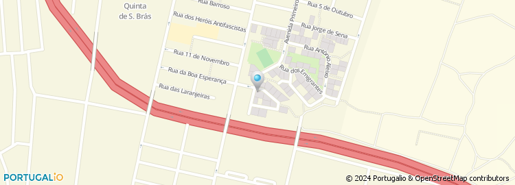 Mapa de Rua Ana Amália Moreira de Sá