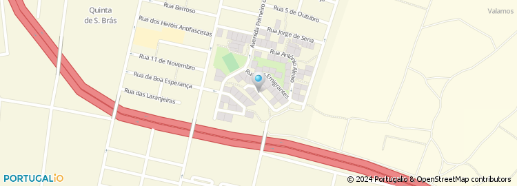 Mapa de Rua Angelina Vidal
