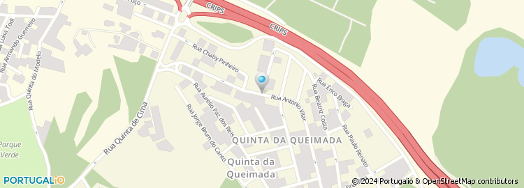 Mapa de Rua António Vilar