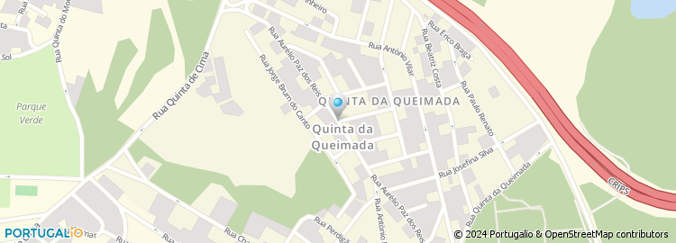 Mapa de Rua Aurélio Paz dos Reis