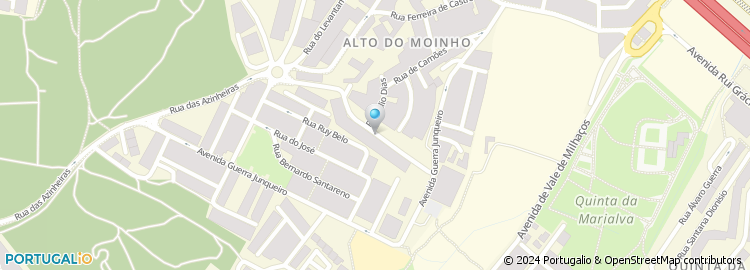 Mapa de Rua Cesário Verde