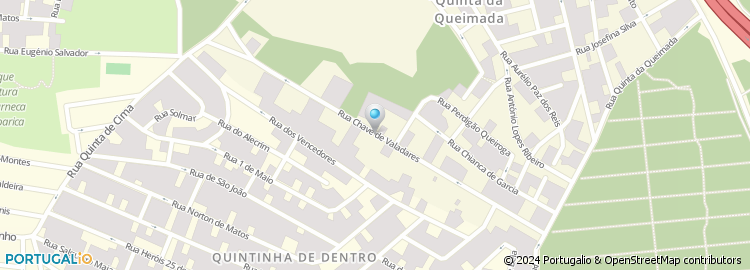 Mapa de Rua Chave de Valadares